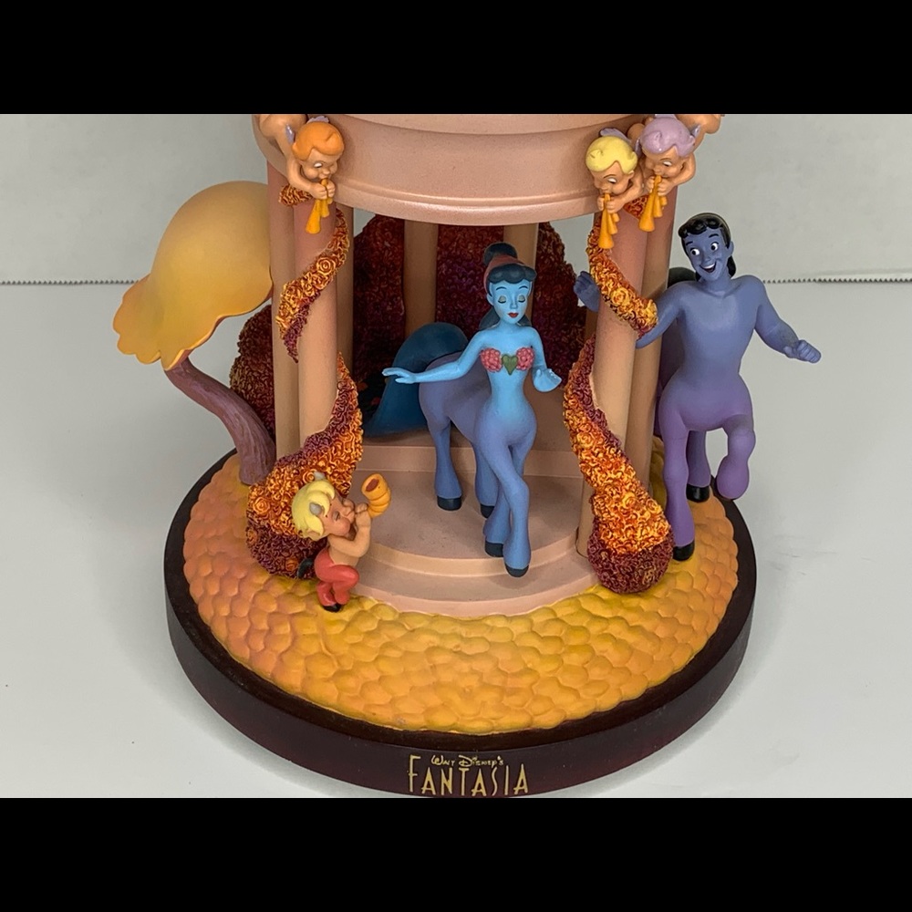 Retired Rare Disney store snow globe Fantasia